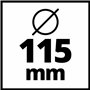Perceuse-visseuse sans fil TE-CD 18/40 Li + meuleuse d’angle sans fil TC-AG 18/115 Li + scie sauteuse sans fil TC-JS 18 Li PXC (