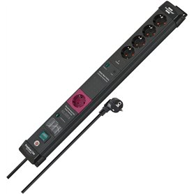 Brennenstuhl Premium-Line Multiprise 5 Prises avec parasurtenseur et Fonction Main-Follow (Multiprise avec Interrupteur et câble