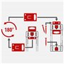 Brennenstuhl Premium-Line Multiprise 5 Prises avec parasurtenseur et Fonction Main-Follow (Multiprise avec Interrupteur et câble