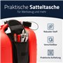 hünersdorff Sacoche de Selle pour bidon Double Professionnel 6 + 3 l, avec Espace pour Outils et systèmes de Remplissage de sécu