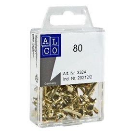 Q-Connect KF02028 Lot de 80 agrafes pour sac à tête ronde 17 mm