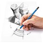 STAEDTLER Mars Lumograph, lot de 12 crayons à papier en métal, vous recevrez 1 paquet de 12 boîtes