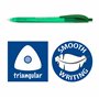 STAEDTLER 4230 M-5 Boîte de 10 stylos à bille rétractables arc-en-ciel Vert