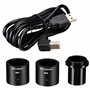 Bresser MikroCam SF UHD Caméra pour Microscope 3840x2160 Pixels Capteur Sony 1/2,5'' C-Mount Empilement de Mise au Point Fonctio