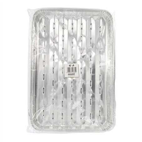 Fackelmann 24332 Lot de 5 barquettes en aluminium