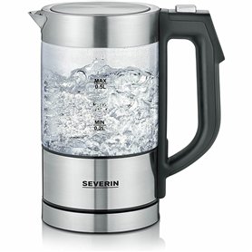Bouilloire Severin WK 3458 Noir Acier inoxydable 1100 W 500 ml