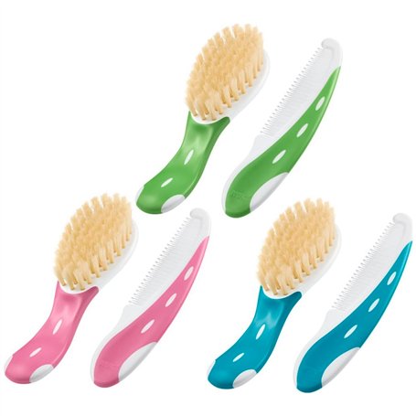 Nuk 10256236 – Une couleur Brosse pour bébé et un peigne