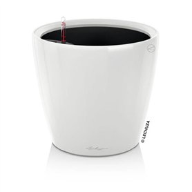 Jardiniere - Classico premium LS 28 - Kit complet - Blanc brillant - 7 L - LECHUZA