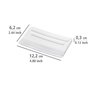 WENKO Bac de Collecte pour déchets à accrocher au Placard de Cuisine, 32.5x9x17.5 cm