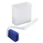 brosse de nettoyage de WC coudée