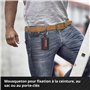 Original Einhell jeu d'embouts à impact, 10 pièces (embouts 50 mm PH/PZ/T/H, acier S2, verrou d'embout avec mousqueton, tige E 6