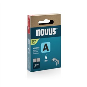 NOVUS TOOLS Agrafes en fil fin 4 mm de type 53