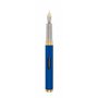 DIPLOMAT NEXUS Stylo plume doré avec verre à encre bleu/épaisseur des plumes : EF 14 ct/Stylo-plume/fait à la main/avec coffret