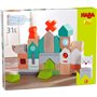 HABA - Jouet en Bois PEFC - Blocs de Construction Chien et Chat - Réf 306086