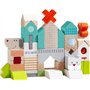 HABA - Jouet en Bois PEFC - Blocs de Construction Chien et Chat - Réf 306086