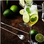 Lot de 2 agitateurs à cocktail, cuillères à mélanger en acier inoxydable pour bar ou usage domestique, 30,5 cm