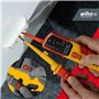 Wiha Testeur de tension et de continuité 12 - 1 000 V Courant Alternatif, VAT de CAT IV avec 2 piles AAA et affichage LED (45216