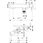 Hansgrohe 10411000 Axor Starck Mitigeur bain/douche pour montage apparent Chromé