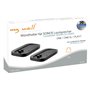 my wall HS28L Lot de 2 Supports muraux pour Haut-parleurs Sonos One/One SL/Play:1, avec étagère et Gestion des câbles, Montage M