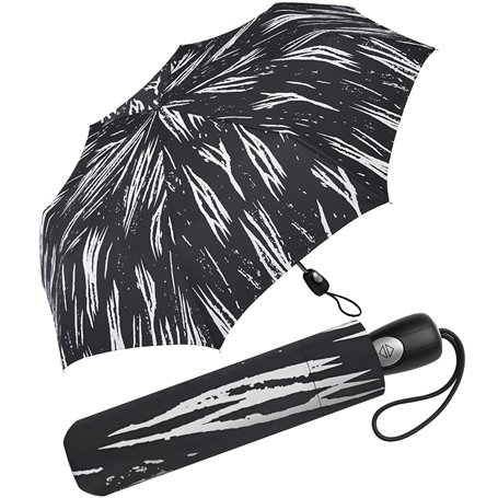 Pierre Cardin Parapluie de poche Chardon Ice pour femme avec ouverture et fermeture automatique