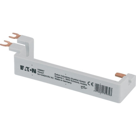 EATON RVF- BB-V-16/1P+N - BARRE DE PONTAGE VERTICALE - GRIS - 16 MM² - DISJONCTEURS PH/N - 80 A