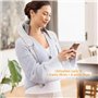 medisana NM 990 Masseur de nuque sans fil, massage pour dos, épaules et nuque, masseur extra-léger & sans fil avec batterie inté