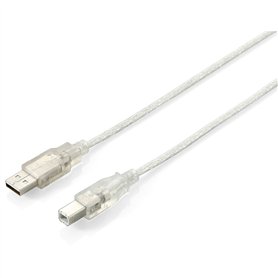 Câble USB 2.0 A vers USB B Equip 128652 Argenté 5 m