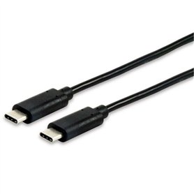 Câble USB-C vers USB-C Equip 12888307 Noir 1 m