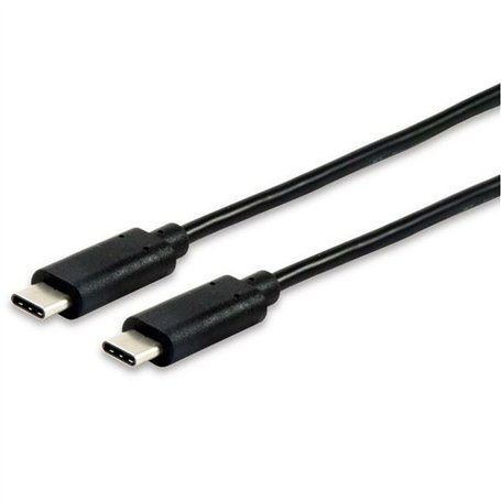 Câble USB-C vers USB-C Equip 12888307 Noir 1 m
