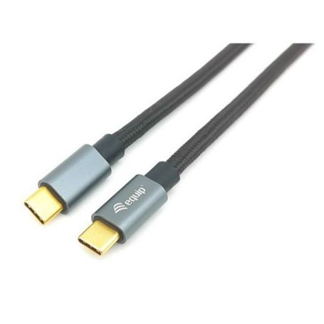 Câble USB-C vers USB-C Equip 128354 Noir 1 m