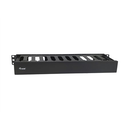 Equip 327318 Panneau de Gestion des câbles pour Montage en Rack Noir 48