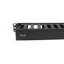 Equip 327318 Panneau de Gestion des câbles pour Montage en Rack Noir 48,3 cm