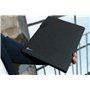 Stop Ocean Plastic 46222 RPET Belize Porte-documents en nylon PET et cuir Format A5 Organiseur pour bureau et quotidien Anthraci