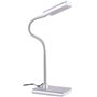 Lampe de bureau à LED avec col de cygne 6 W [Lunartec]