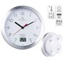 Horloge étanche Ø 17cm avec thermomètre [St. Leonhard]