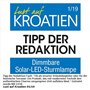 Lunartec Lampe-tempête LED Rechargeable à intensité Variable 200lm / 3W / 80...