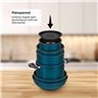 Batterie de cuisine Kelton 3 en 1 avec poêles, casseroles, couvercles et coupe-légumes 27 pièces, batterie de cuisine avec revêt