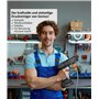 Genius Pressure Cleaner Nettoyeur à Pression sans Fil 12 pièces Pistolet de Lavage Professionnel avec Batterie et Tuyau d'arrosa