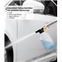 Genius Pressure Cleaner Nettoyeur à Pression sans Fil 12 pièces Pistolet de Lavage Professionnel avec Batterie et Tuyau d'arrosa