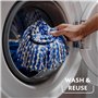 Vileda Recharge H2prO pour Balai Rotatif à pédales, tête de Rechange Microfibre, élimine la saleté incrustée, Lavable en Machine