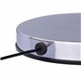 Globe terrestre de 30 cm de diamètre - Lumière réglable - Éclairage intégré - Base en métal chromé - Axe mobile - Rose, Blanc - 