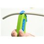 WEICON TOOLS Couteau à câble No. S 4-28 Green Line | matières premières durables | pour 4-28 mm | y compris lame à crochet escam