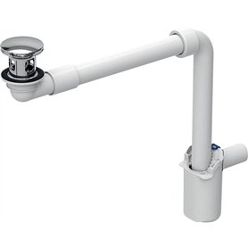 Geberit vidange de lavabo/siphon de chambre pour un ou deux robinets à colonne