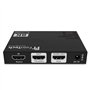 FeinTech AX211 HDMI 2.1 Audio Extractor (sortie audio HDMI) Splitter 1 in 2 out 8K 4K 120Hz eARC
