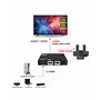 FeinTech AX211 HDMI 2.1 Audio Extractor (sortie audio HDMI) Splitter 1 in 2 out 8K 4K 120Hz eARC
