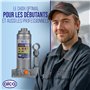 alca® cric hydraulique 3t cric à Piston pour SUV/Voiture Hauteur de Levage 19,5-38cm
