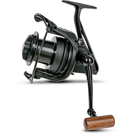 Radical Insist LS-M 8000 Moulinet à Carpe avec poignée en Bois Noble pour la pêche à la Carpe à Longue Distance Construction trè