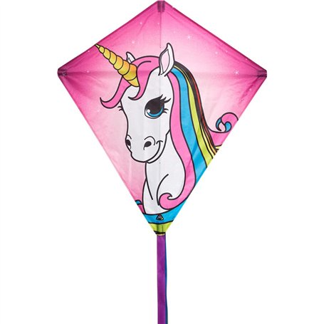 HQ Eddy Unicorn Cerf-Volant Rose