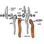 Loewe - 6104 - Sécateur à enclume - Pour grandes mains - Poignée Ergogriff (Import Allemagne)