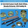 SW-Stahl 302501L Silentlager Outil spécial pour roulement de moteur VAG | Audi VW Seat Skoda | Alliage d'acier et aluminium | Ki